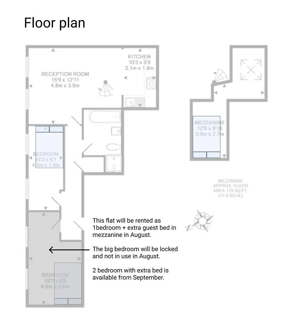 Apartament Stylish Georgian Loft 3Beds In Londyn